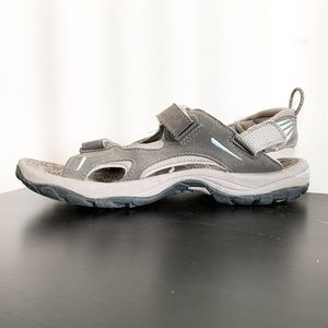 The North Face Sports Outdoor Grey & Blue Sandals